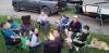 Camping with family and friends